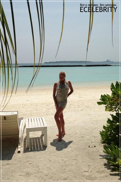 Анастасия Волочкова показала новые фото с отдыха на Мальдивах