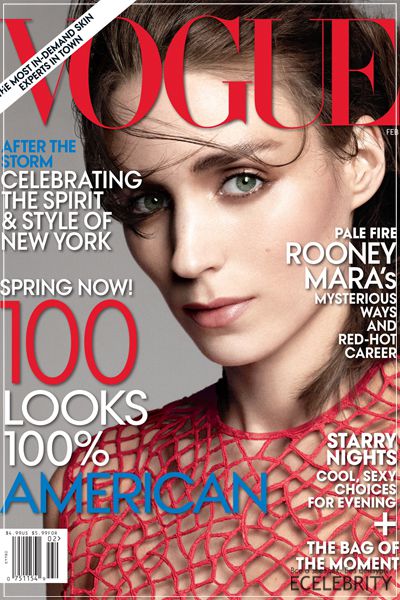 Руни Мара на обложке журнала Vogue