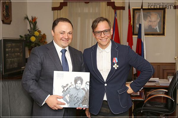 Илья Лагутенко был награжден почетным орденом